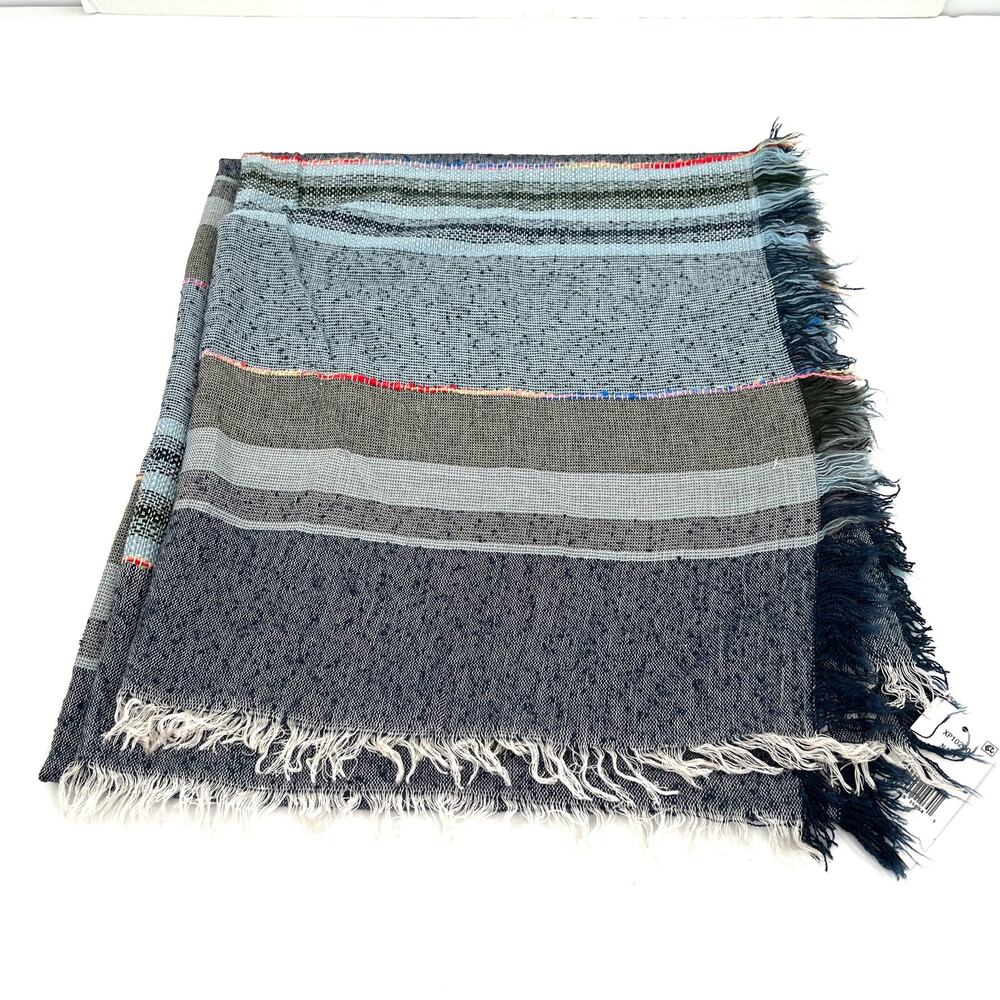 Steve Madden stripped color block women’s wrap shawl